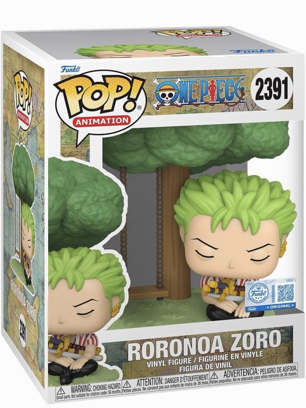 One Piece Funko Pop Roronoa Zoro Sleeping Exclusive # 2391 PreSale